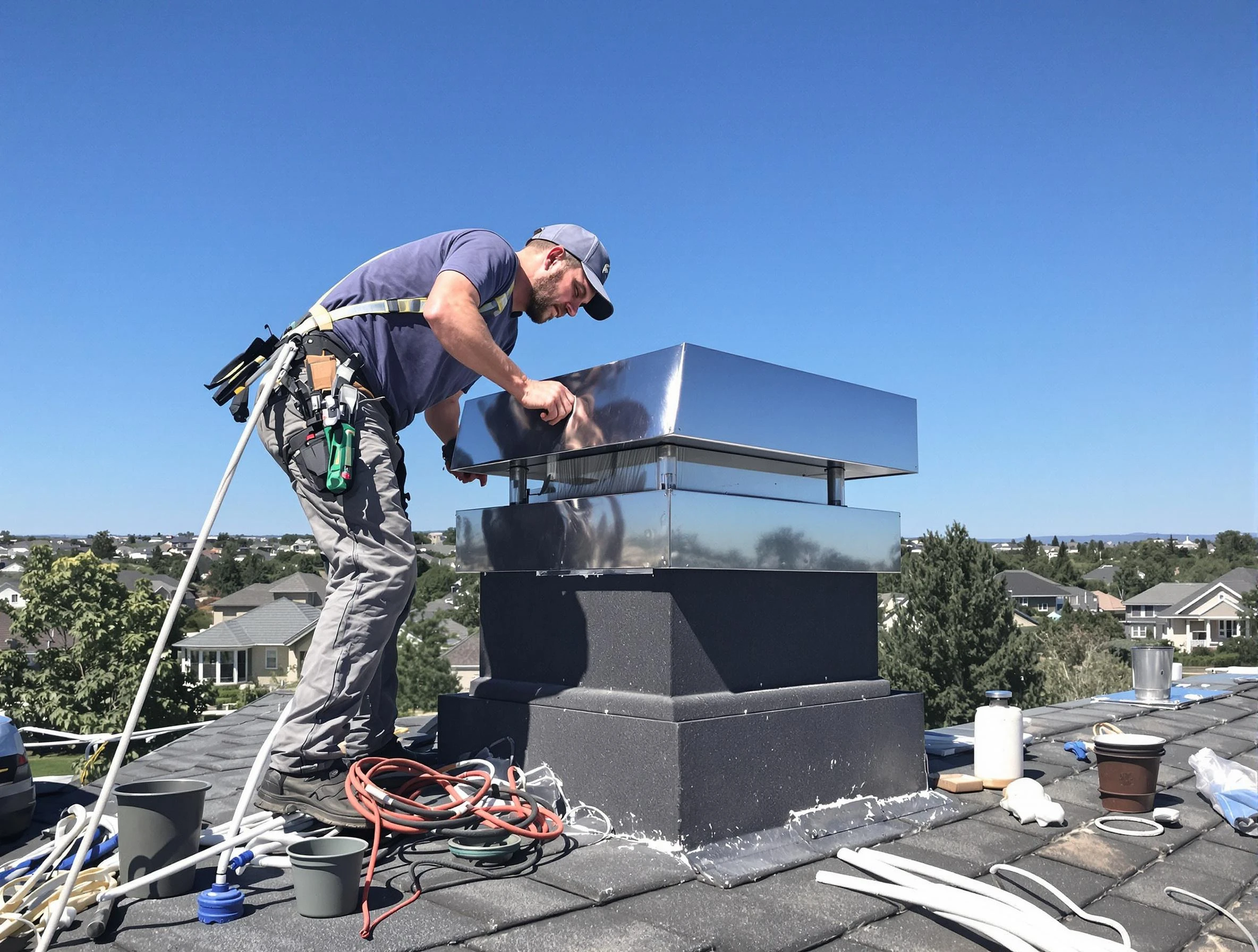 Chimney Cap Services service in Marlboro, NJ